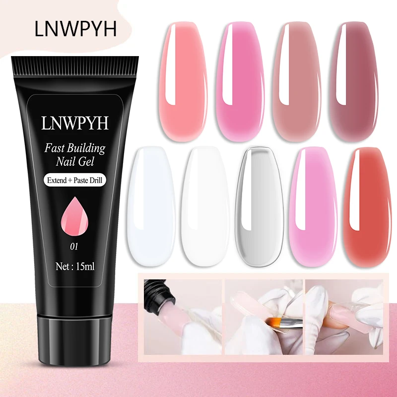 Профессиональный Набор Для Наращивания Ногтей Polygel Акриловый Дизайн