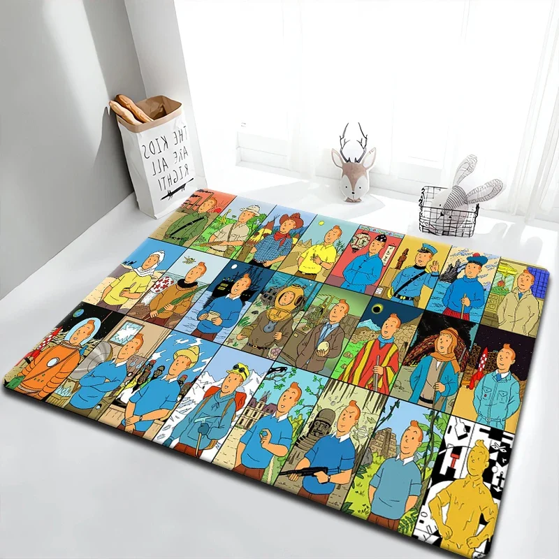 Коврик L-Les Aventures de Tintin et Milou коврик для входной двери украшение спальни гостиной