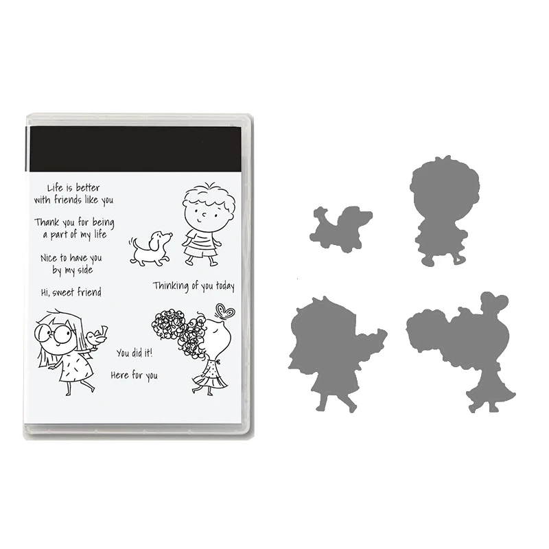 

Transparent silicone seal matched with etching knife die creative DIY album manual account seal