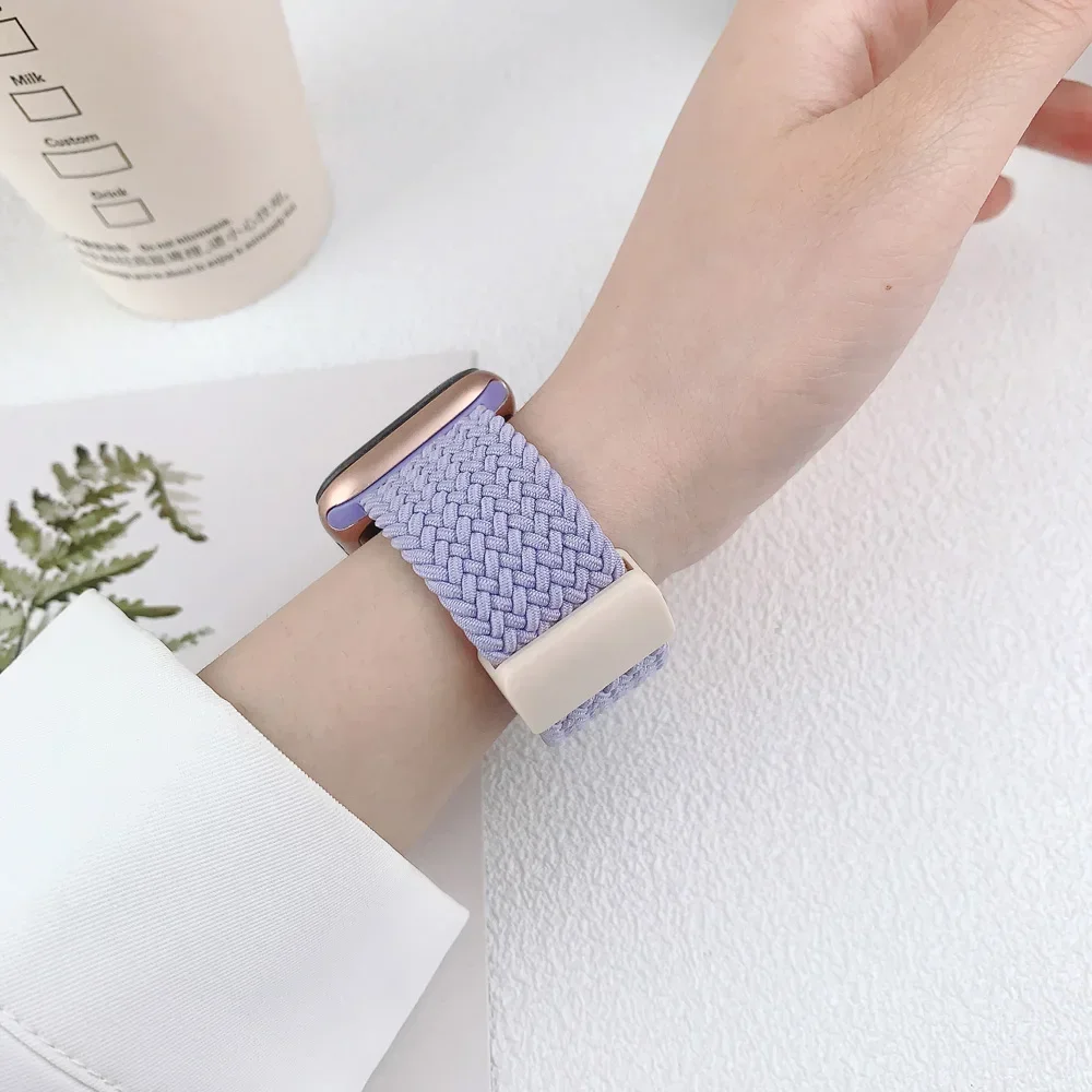 Плетеный нейлоновый ремешок для Apple Watch