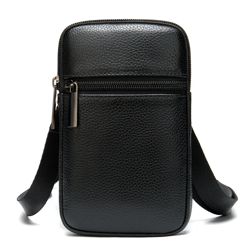 

Leather Waist Mobile Cross-body Phone Phone Casual Fanny Bag Bag Bag Belt Men's Men's Mobile Pack