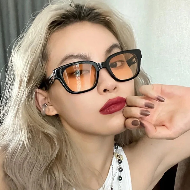 Солнцезащитные очки с круглой пластиковой пряжкой Uv400 для мужчин и женщин