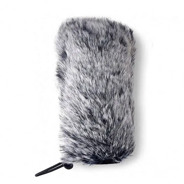 

professional Outdoor dead cat cover microphone Furry Fur sleeve Windscreen Windshield Wind Muff Soft Comfortable Forecording