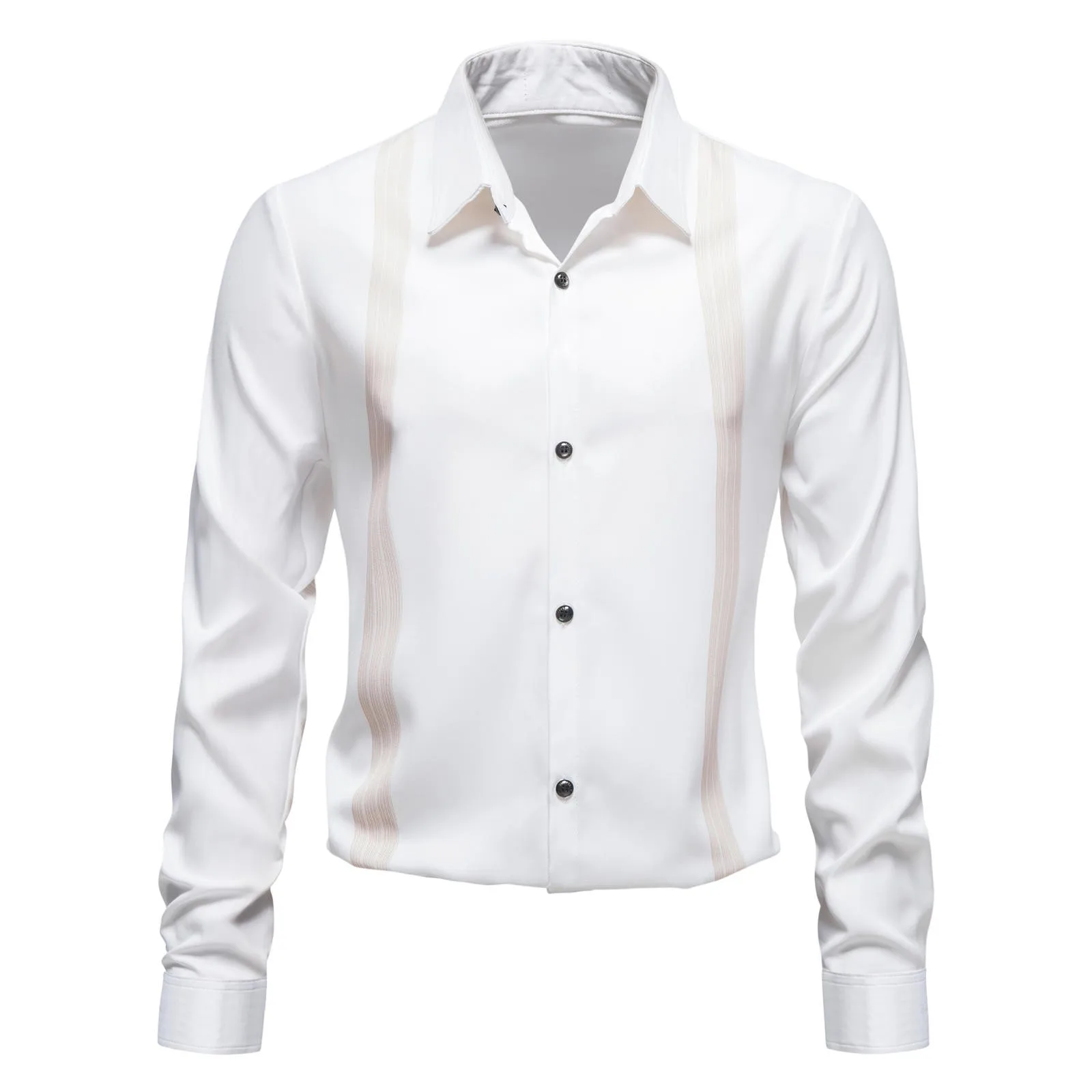 

Men's Fall Winter Loose Top Shirt Button Cotton Casual Loose Printed Blouse Top Lapel Long Softball Undershirt Long Sleeve Men