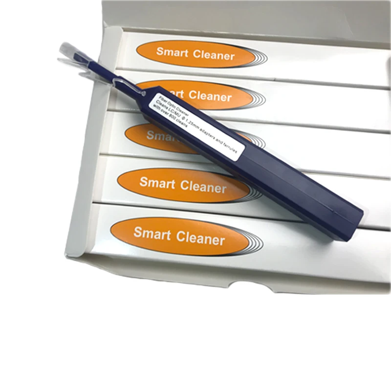

10PCS SC/LC/FC/ST One Touch Cleaning Tool 1.25mm and 2.5mm Cleaning Pen 800 Cleaning Fiber Optic Cleaner