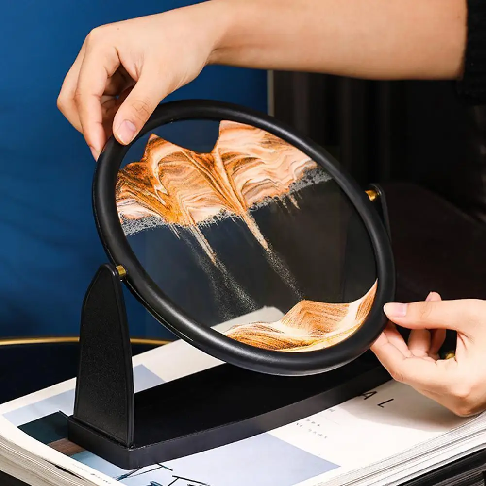 

Картина с сыпучим песком, орнамент, 3D динамический песок, кронштейн для рисования, художественное украшение для подарка, украшение для дома,...