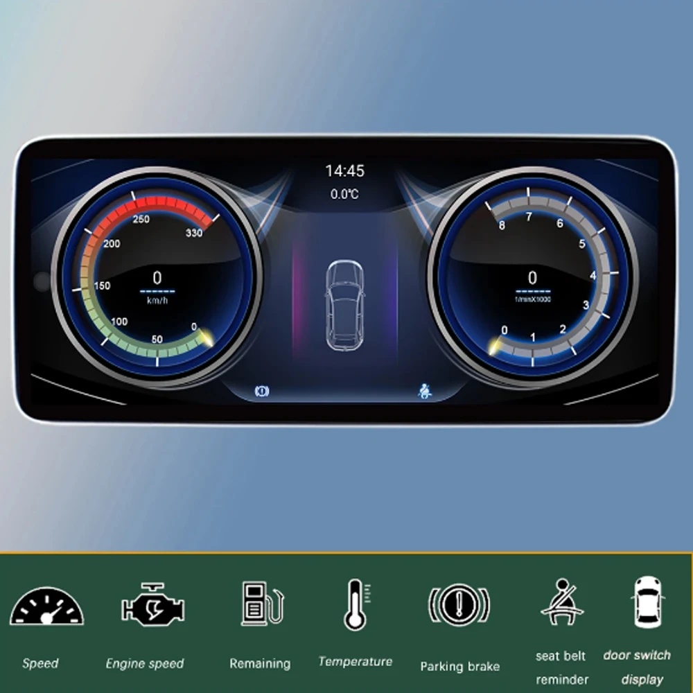 Автомобильный мультимедийный плеер Qualcomm Android 13 для Mercedes Benz C W204 C200 260 300 2011 до 2013