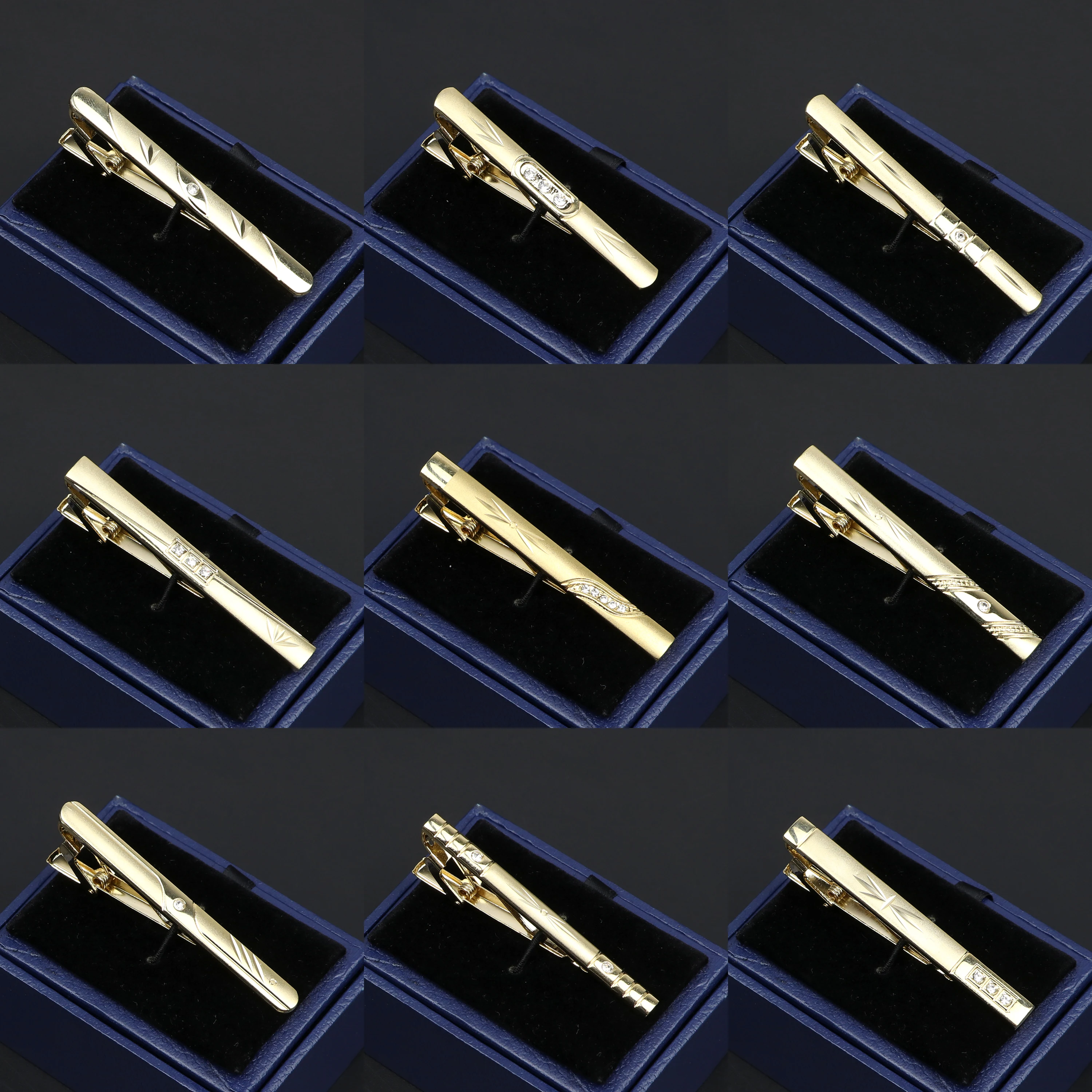 

Классические мужские металлические зажимы для галстука для деловых встреч бар Золотые зажимы галстука Роскошные Костюмные рубашки высококачественные мужские аксессуары для галстука