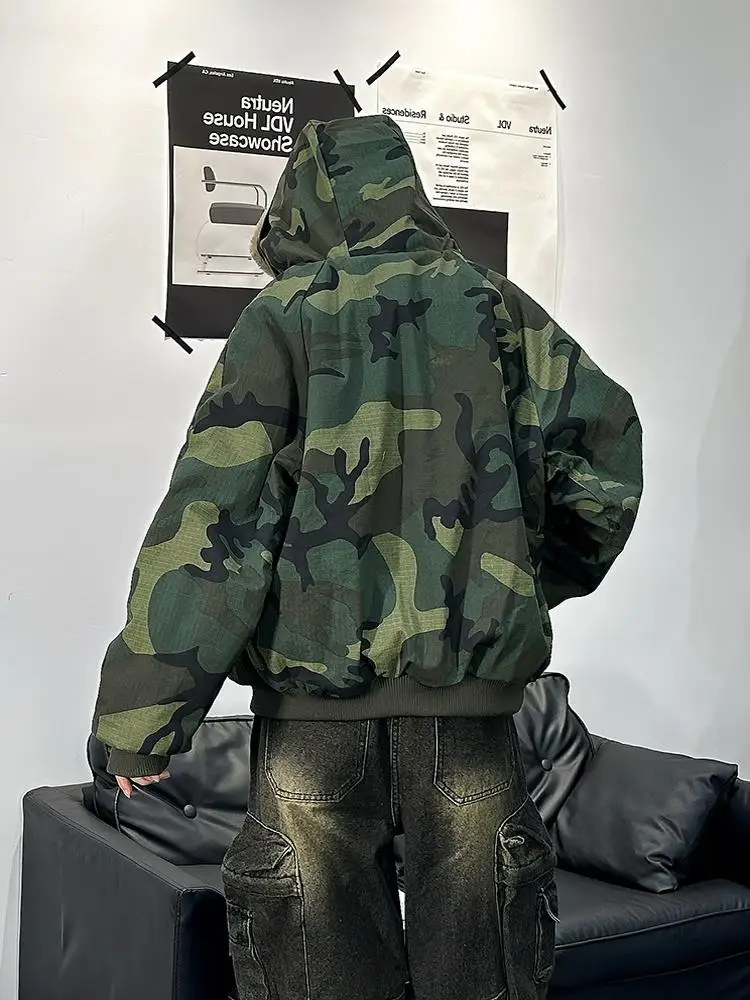 Камуфляжная куртка с хлопковой подкладкой American Hood мужская зимняя утепленная на