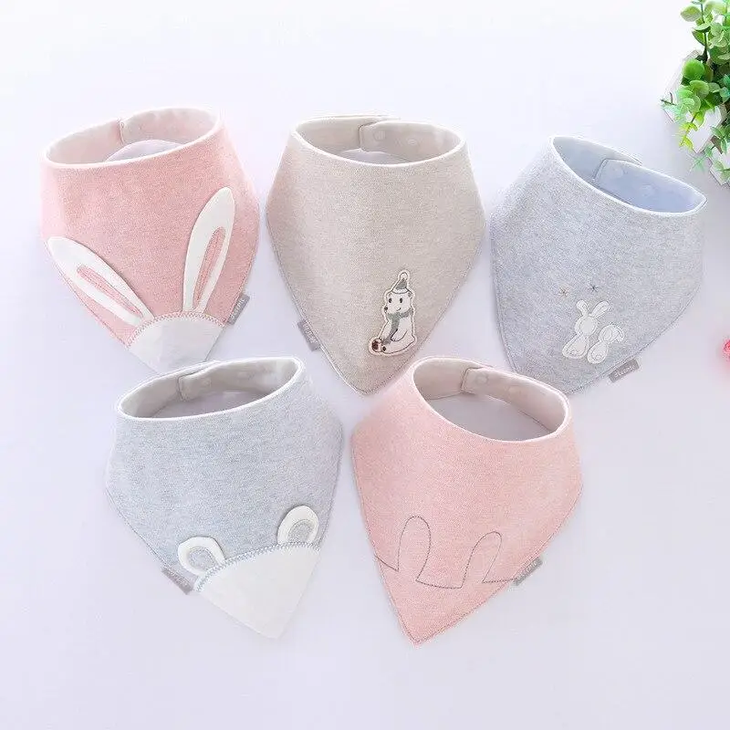 

Детская бандана из хлопка с мультяшным рисунком, мягкие нагрудники для кормления младенцев, Слюнявчики для новорожденных, утепленные детск...