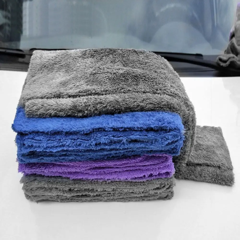 

Premium Super Absorbent Microfiber Car Detailing Towel Ultra Soft Edgeless Towel Perfect for Car Washing Drying 40X40CM 350GSM