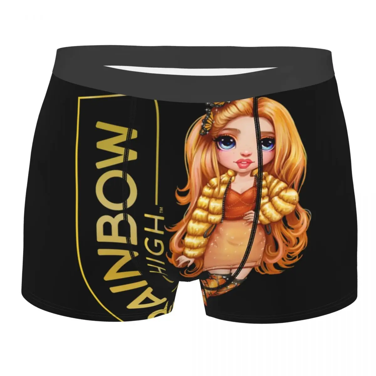 

Male Sexy Rainbow High Poppy Rowan Underwear Boxer Briefs Men Stretch Shorts Underpants