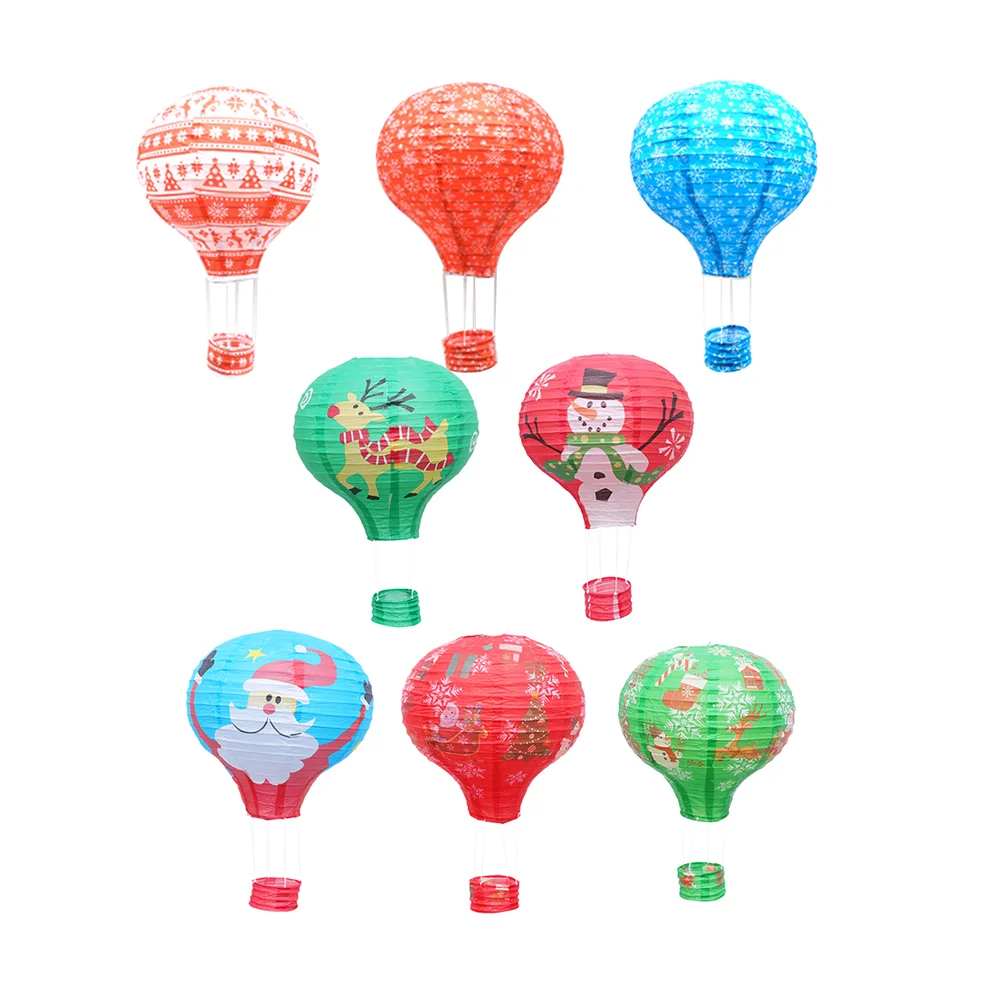 

Lanterns Paper Air Party Hot Balloon Balloons Festive Indoor Chinesediy Ballon Decorations Santa Lantern Claus Ballhanging