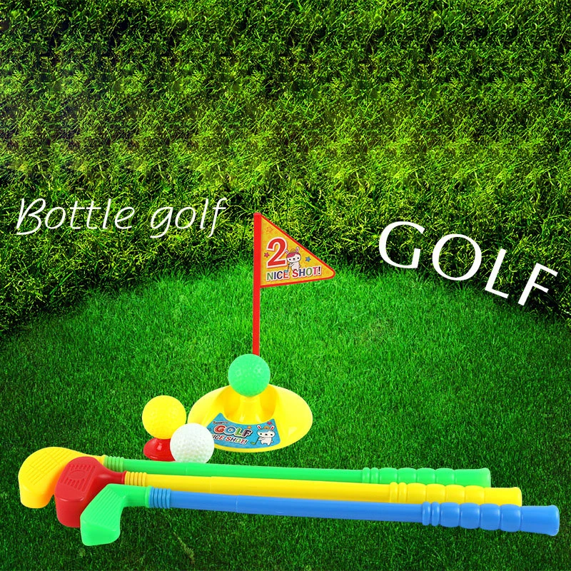

Golf Putter Set Kids Plastic Golf Outdoor Game Kit Club Caddy Ball Fun Play Game Exercise Ball Toys Boys And Girls Play Ball Toy