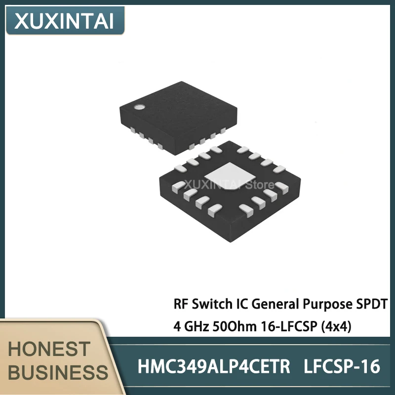 

10 шт./лот hmc349alpine 4cetr HMC349ALP4 RF переключатель IC общего назначения SPDT 4 ГГц 50 Ом 16-LFCSP (4x4)