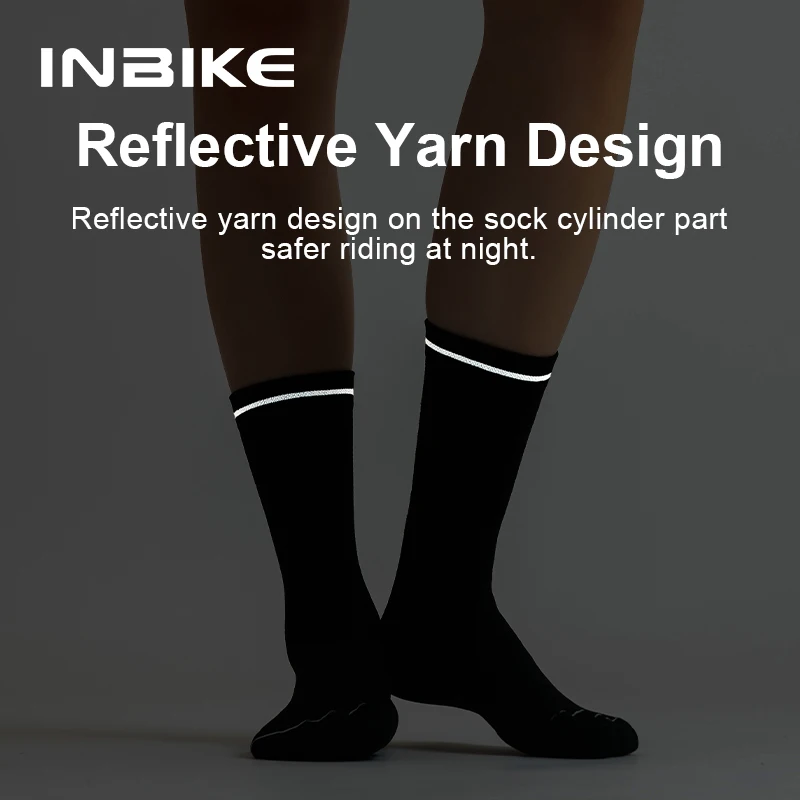 Летние велосипедные носки INBIKE Мужские Спортивные Компрессионные носки для бега велосипедные носки (art.: 3920c8f7f77ef) - 3920c8f7f77ef