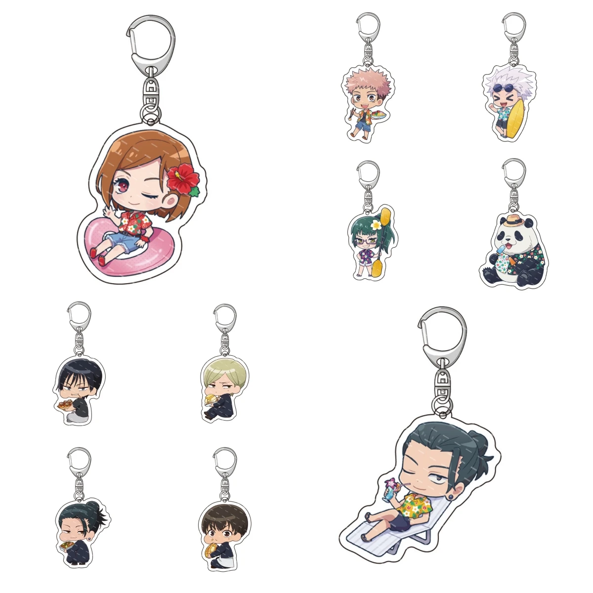 Брелок для ключей из акрила с аниме «джутсу», сезон 2