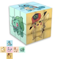 pokemon pikachu cartoon kids rubik cube toys early childhood education development intellectual childrens birthday gifts toys