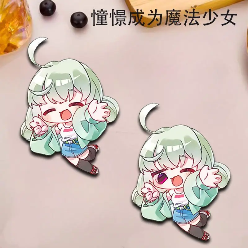 2 шт. акриловые значки с изображением папоротника для девочек каваи мультяшные