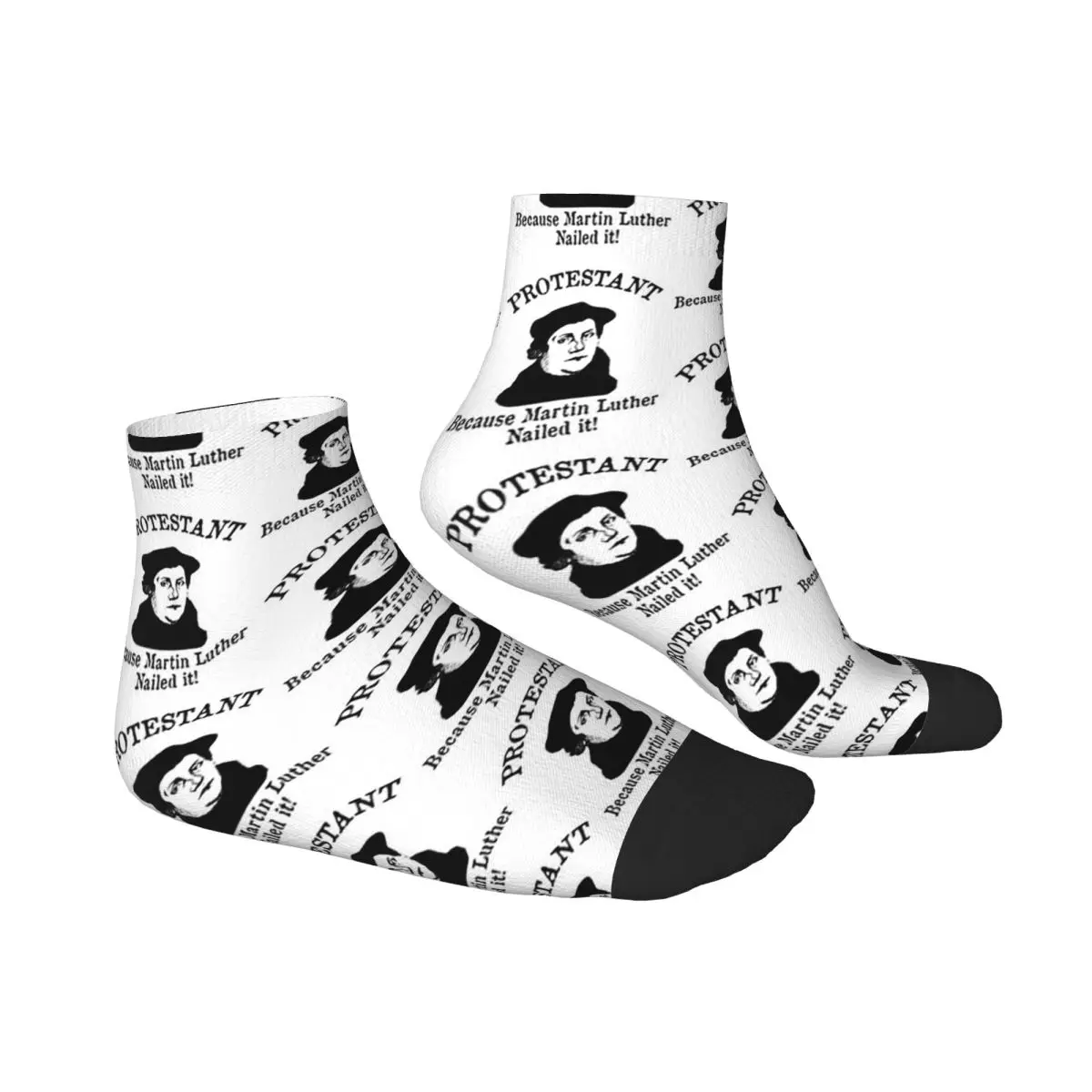 Протестт потому что Martin Luther Nailed It Носки для реформации протестана Чулки