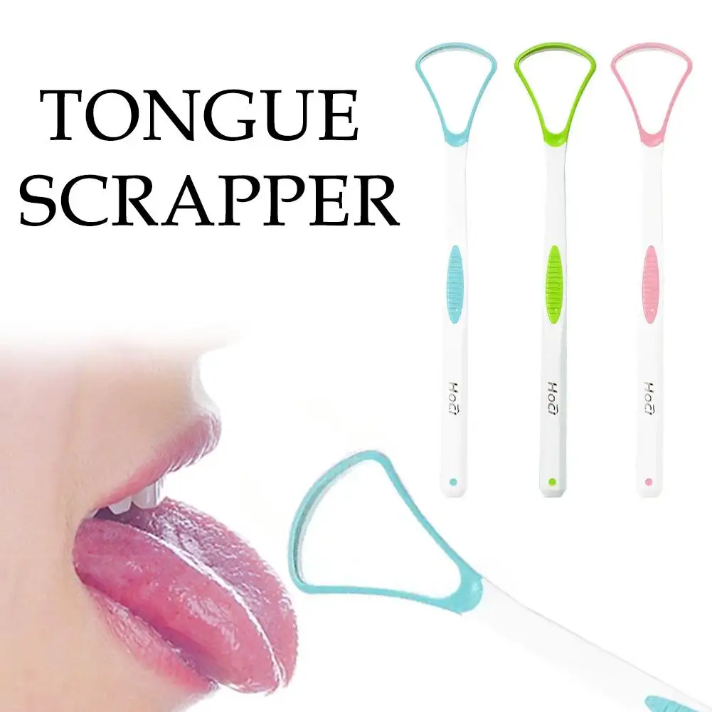 

1pcs Tongue Cleaner Tongue Cleaning Scraper Reusable Oral Scraper Brush Multicolor Oral Care Hygiene Tongue Cleaning Tool W2D3