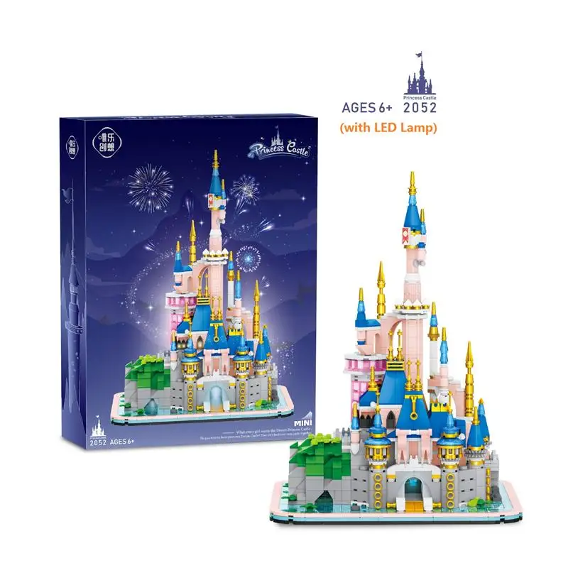 

Yz Beautiful Prince Castle Building Blocks Fairy Tale DIY Bricks Brinquedos Kids Toy Children Gifts Girl Girlfriend Present 2052