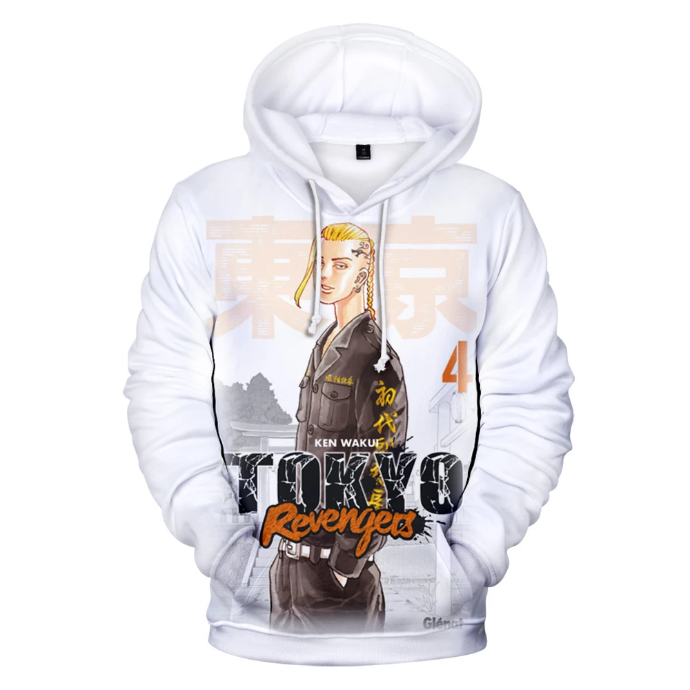 

Comics Tokyo Revengers Hoodie 3D Anime Sweatshirt Hoodie Harajuku Casual Boy Girl Anime Oversized Clothes