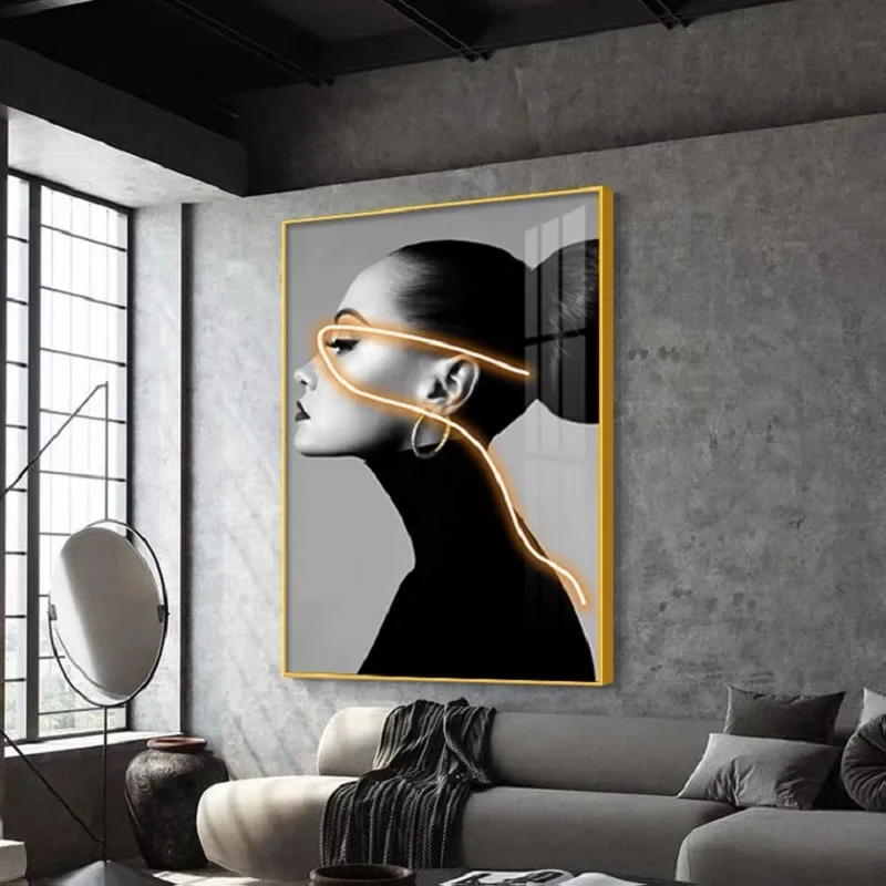 Роскошная подвесная картина с изображением персонажа модная роспись для