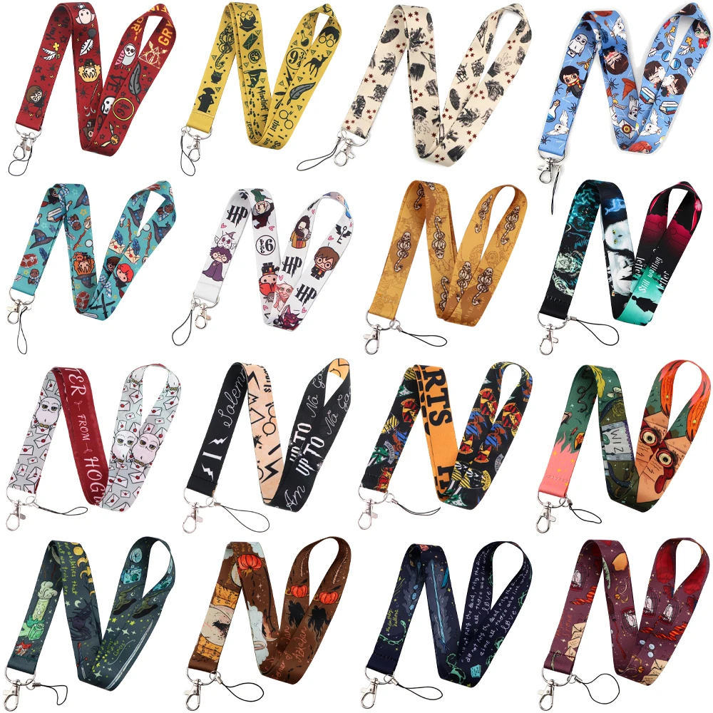 

Wholesale Magic Moives Lanyards Cute Lanyard for Keys ID Credit Bank Card Hang Rope Lanyard Neck Strap Keychain Accessories