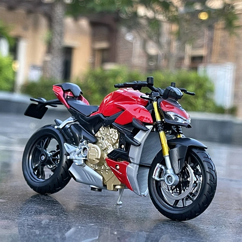 

Maisto 1:18 Ducati Panigale V4S Corse 1199 Motorcycle Model Toy Vehicle Collection Shork-Absorber Off Road Autocycle Toys Car