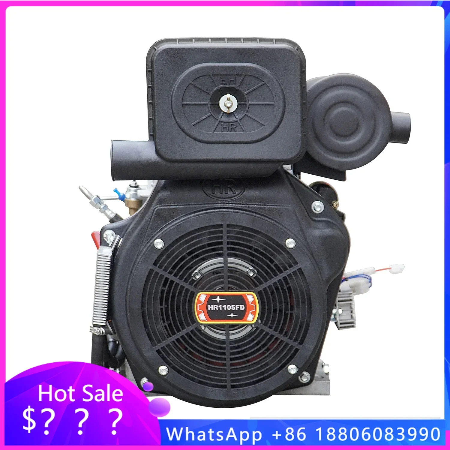 Nissan с воздушным охлаждением матричный двигатель 1105FD одноцилиндровый