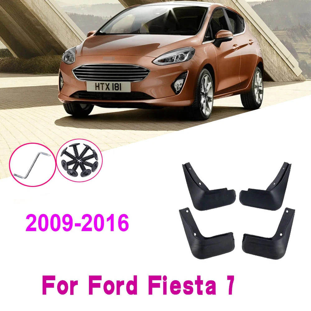 

Mudflap For Ford Fiesta Accessories 7 MK7 Hatchback 2016~2009 Fender Mud Guard Splash Flaps Mudguard 2014 2013 2012 2011 2010