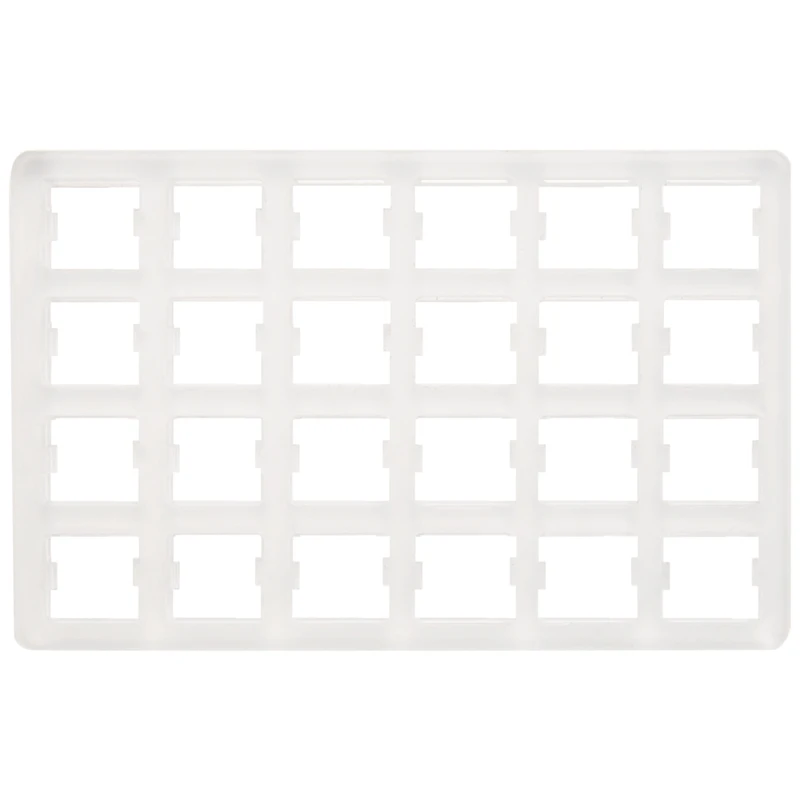 

Тестер акриловых переключателей с 24 кнопками для переключателей Cherry Mx для Gateron Zealio для переключателей Kailh Box 24 оси (4X6)