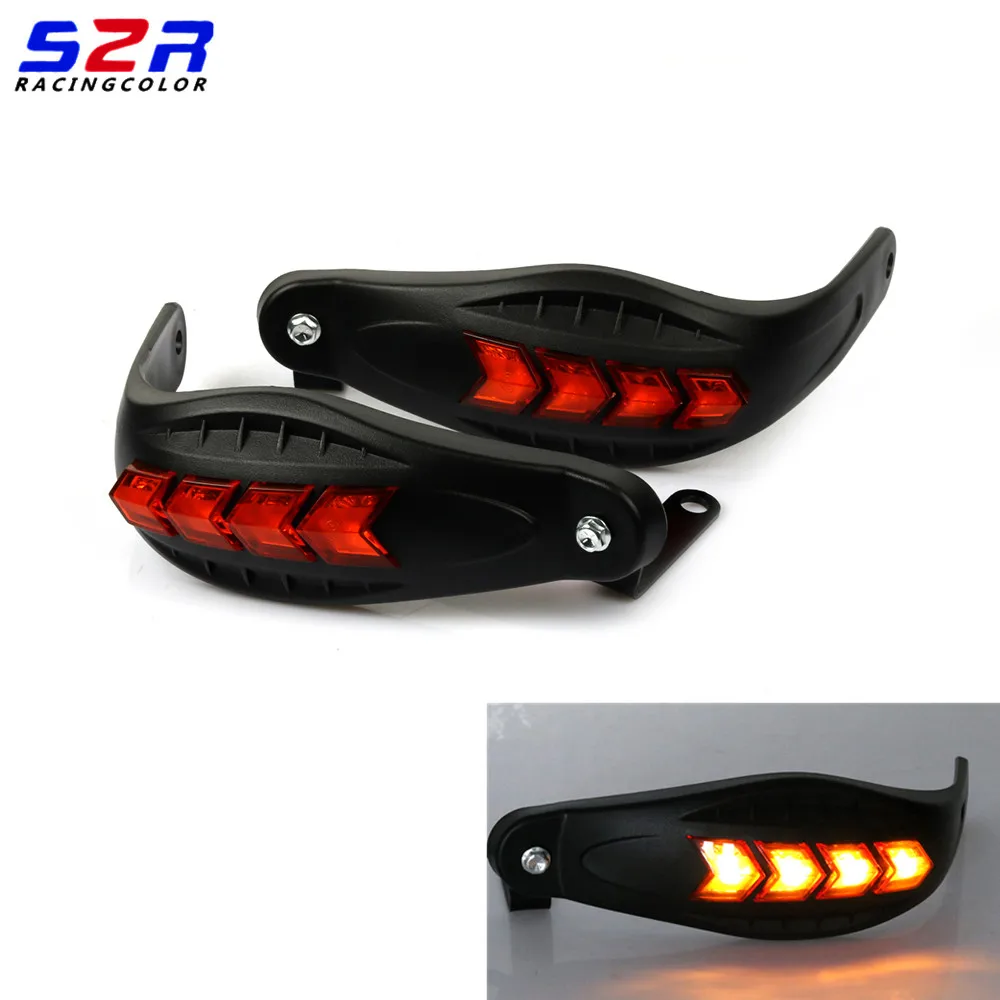 

Мотоциклетные рукавицы, руль с лампой, защита рук, Мотокросс, грязь, Пит-Байк, Off Road для KTM CRF YZF KXF RMZ ATV EXC