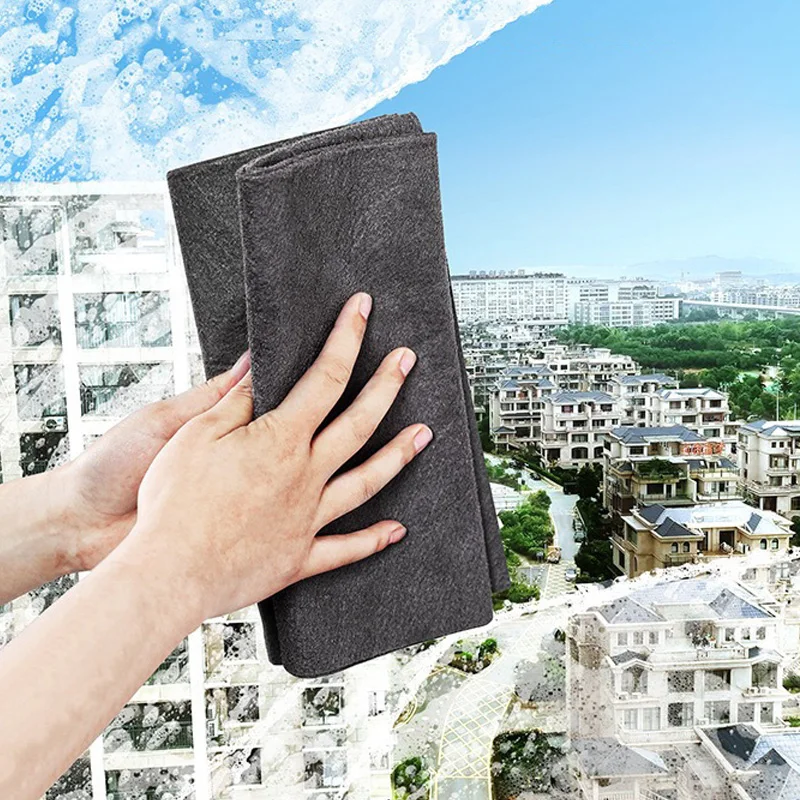 

5 шт. тряпка для очистки Толстая Чистящая салфетка из микрофибры волшебная ткань без следов для кухни ванной комнаты ЗЕРКАЛА окон стеклянное полотенце кухонная тряпка