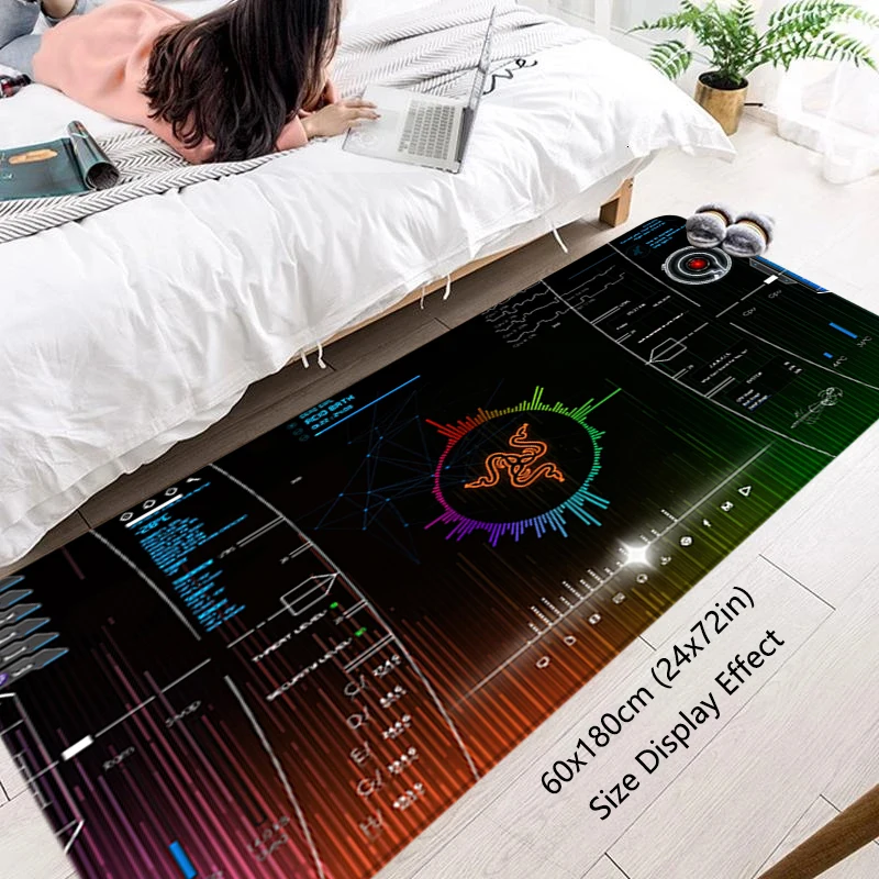 Нечеткие Напольное Коврик RAZER Противоскользящий Для Входной Двери Ковер