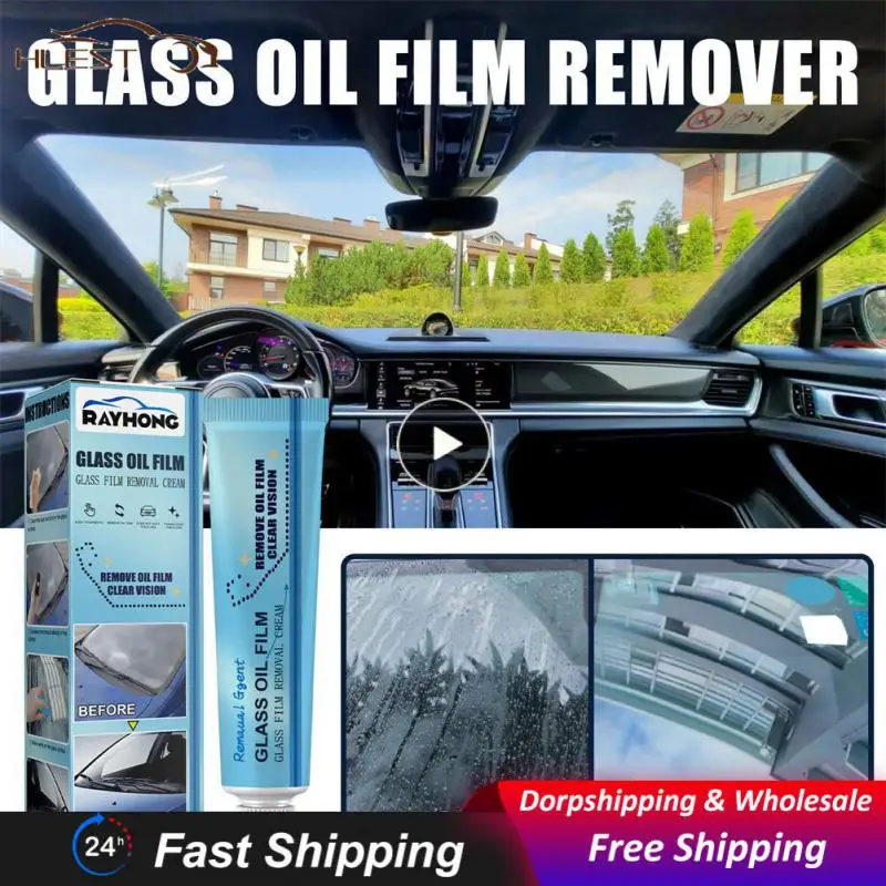 

47g Film Removing Paste Universal Windshield Oil Water Spot Coating Agent Car Supplies Powerful Removal Cream Easy To Use