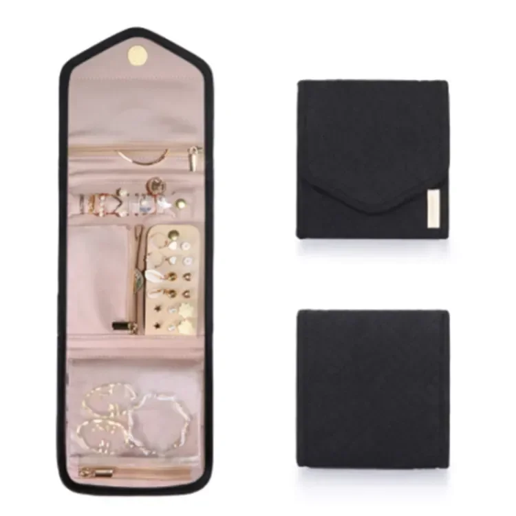 Портативный органайзер для украшений из хлопка