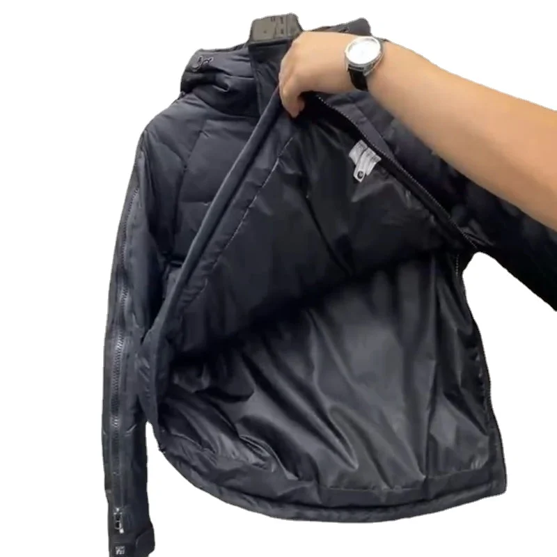 Men's Winter Jackets Men's Cold Jacket Hooded Parkas Loose Zipper Men's Jacket High Grade Fashion Brand Tooling Cotton Suit