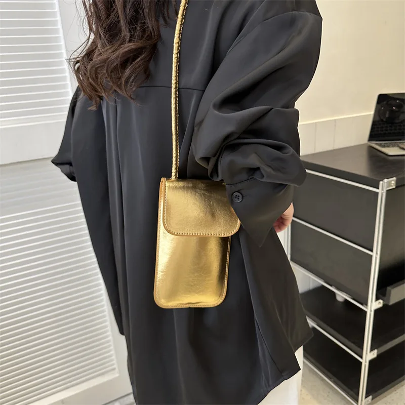 Сумка для мобильного телефона женская маленькая сумка через плечо новинка 2024