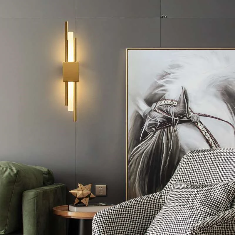 

LED wall lamp with switch 12W bedroom living room Nordic modern wall light aisle study reading sconce wall lamps