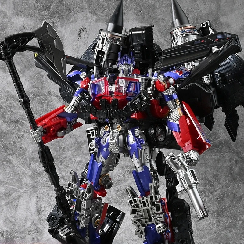 

24cmTransformed Toy Model Hand Figure Alloy Genuine King Kong Optimus Te Prime Skyfire Hercules Car Model Robot Ornaments