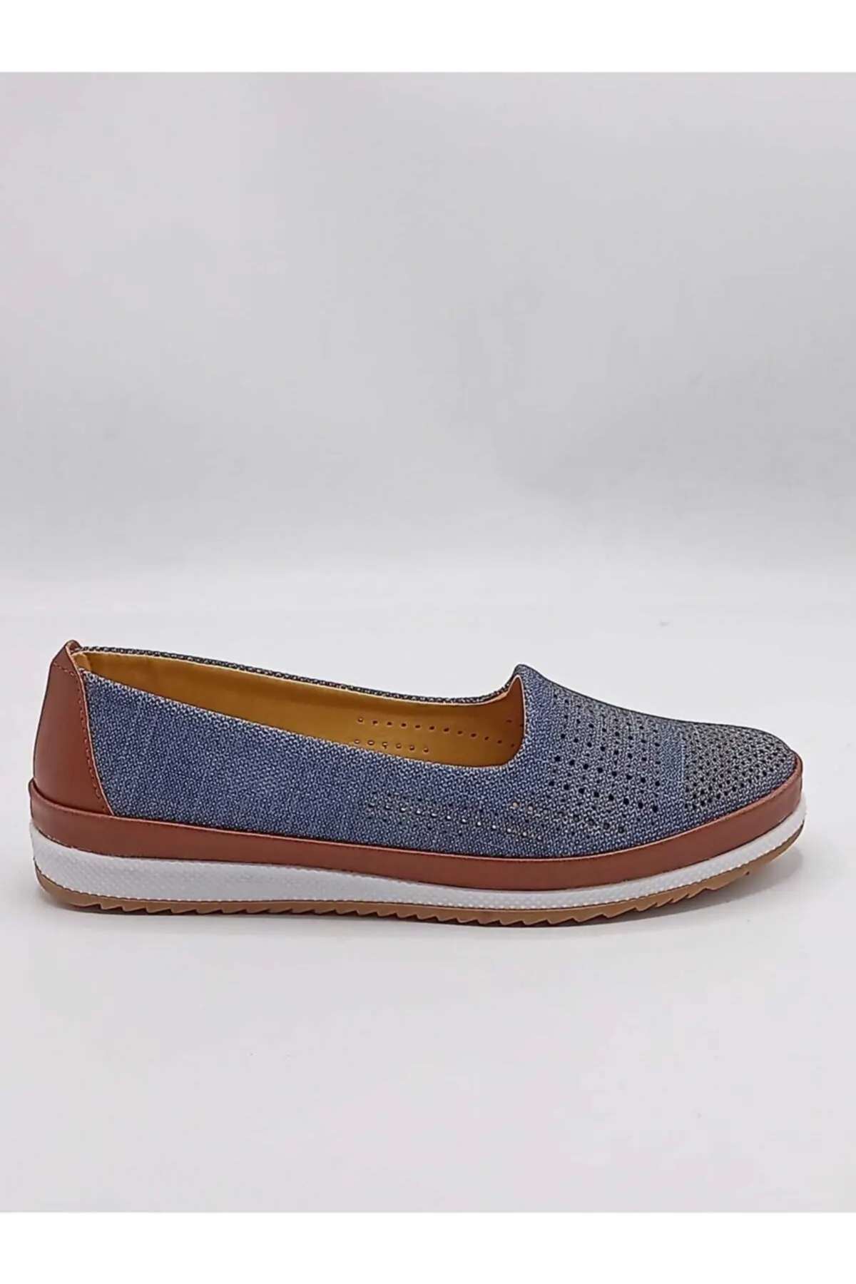 

Женские ортопедические туфли Ayzen, повседневная обувь на плоской подошве, модные элегантные синие туфли для мам, летняя обувь