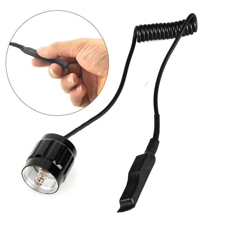 

Dual Mode Tactical Switch for C2 C8 Q5/R5/T6 Flashlight Remote Control Pressure Switch Tail Switch for LED Flashlight Torch