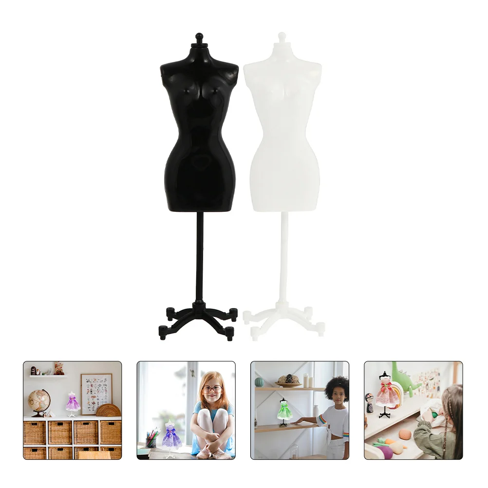 

Mannequin Dress Stand Mini Clothes Display Model Rack Support Form Holdermaking Supplies Gown Manikin Sewing Body Female