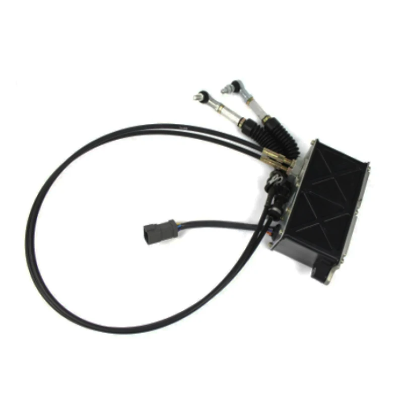 square accelerator throttle motor 120-0002 with double cable for E312B 312B excavator as-governor control 6 pin
