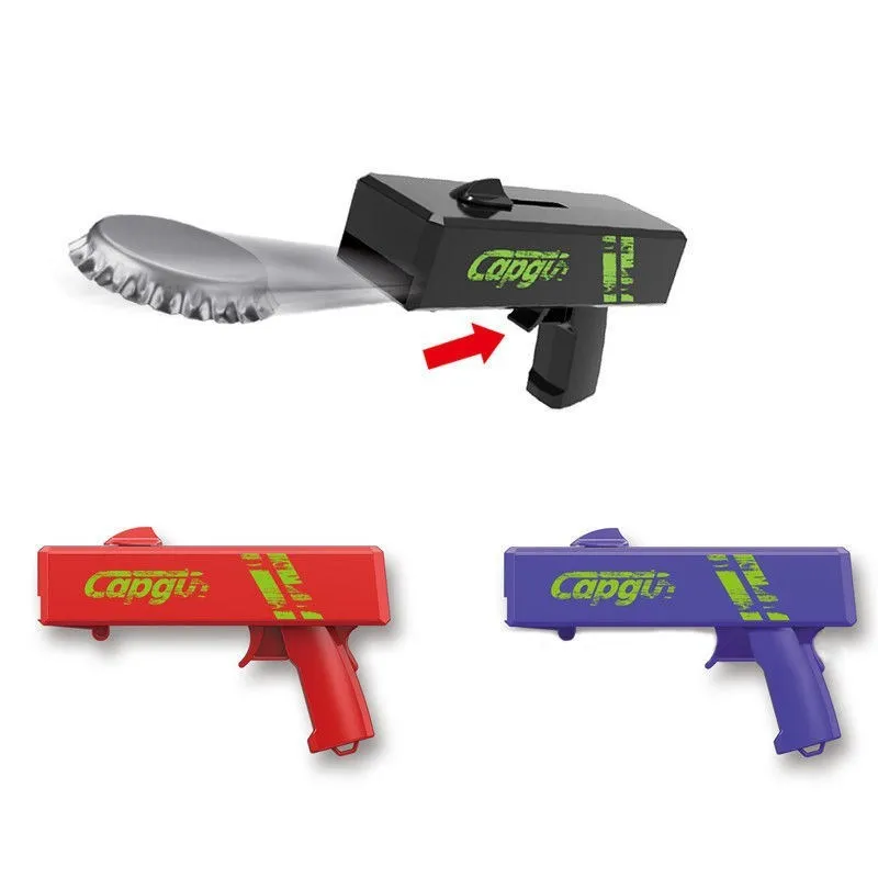 Пистолет с крышкой открывалка для пива бутылка летающей пусковое устройство