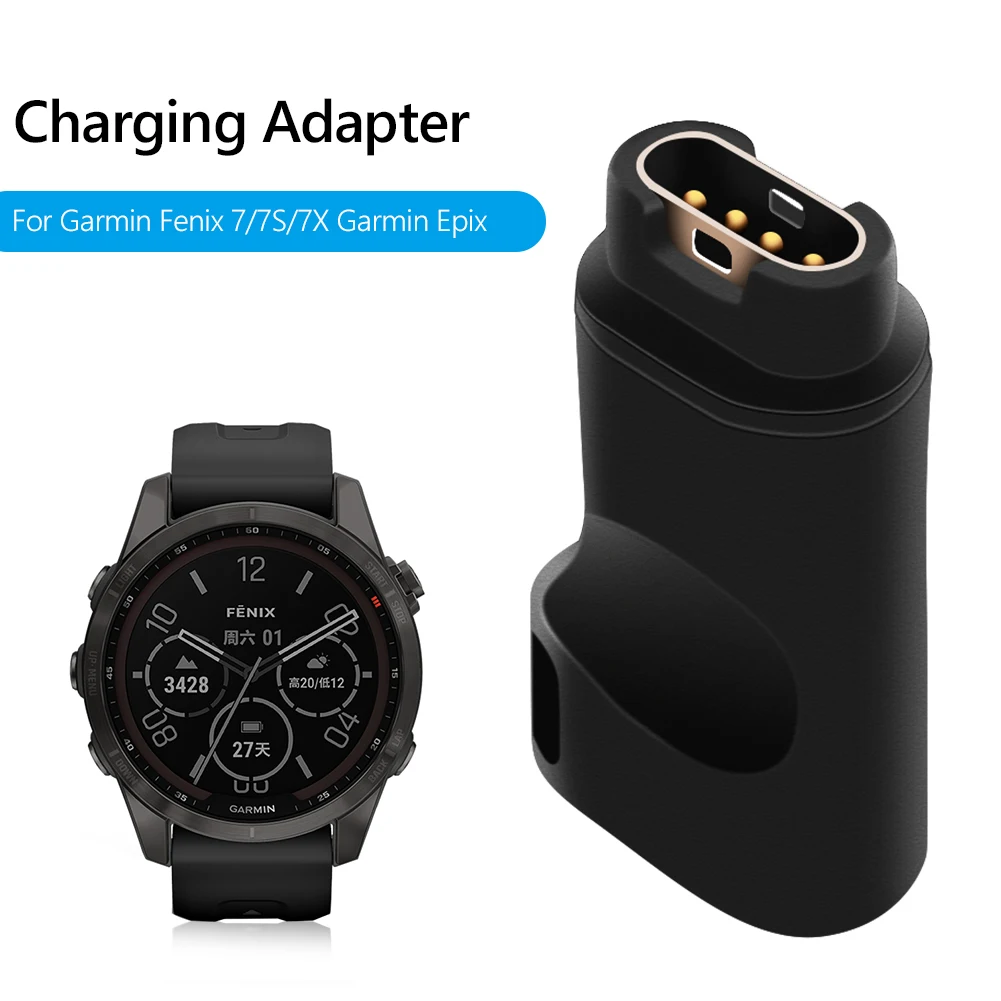 

Type-C to for Garmin Adapter for Garmin Fenix 7 / 7S / 7X Garmin Epix Smart Sports Wrist Watch USB Charger Converter Accessories