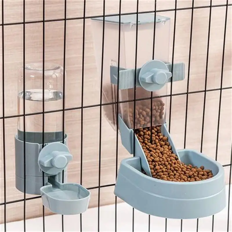 

Automatic Pet Feeder Hanging Drinking Fountain Feeder Large Capacity Cats Puppy Rabbit Feeding Bowl Water Drinker Pets Supplies