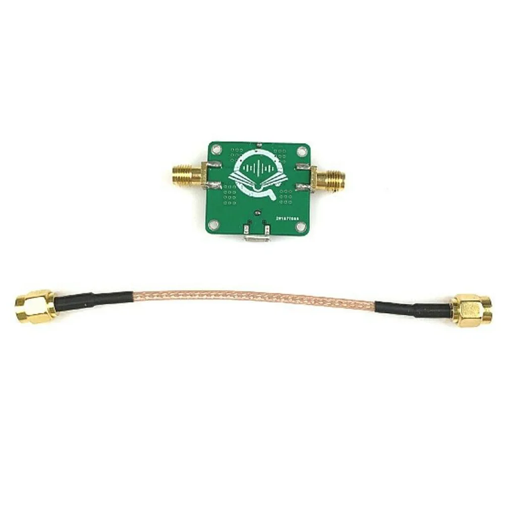 

50M-6GHz Low Noise RF Amplifier Ultra Wideband Gain 20dB 5VDC Micro USB Power SMA Connector Cable FM Radio TV Signal Amplifiers
